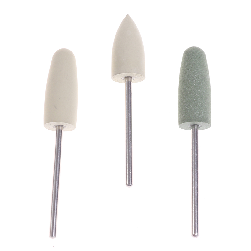 1pcs Silicone Rubber Handpiece Polishing Burs Set Dental Lab Cone Shape Grinding Heads Oral Hygiene Equipment