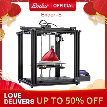 Ender-5 3D Printer High Precision Large Size Mainboard Cmagnetic Plate,Power Off Resume Easy Build Creality 3D Ender5