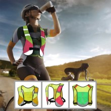 Highlight Reflective Straps Night Running Riding Clothing Vest Adjustable Safety Vest Elastic Band Adults Children Safety Jacket