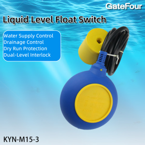 Yellow multi size float level switch