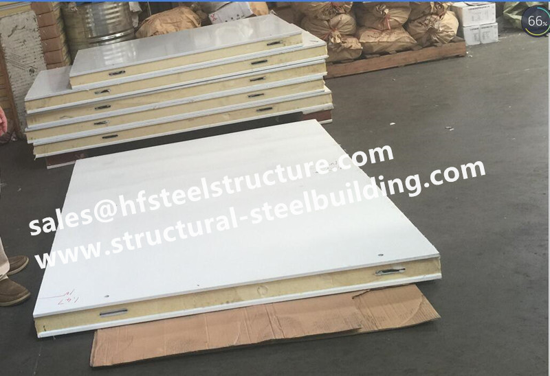 Polyurethane PUR flame retardant sandwich panel for cold storage and blast freezer