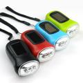 Portable LED Hand Crank Dynamo Flashlight Torch Outdoor Camping Mountaineering Night Linternas