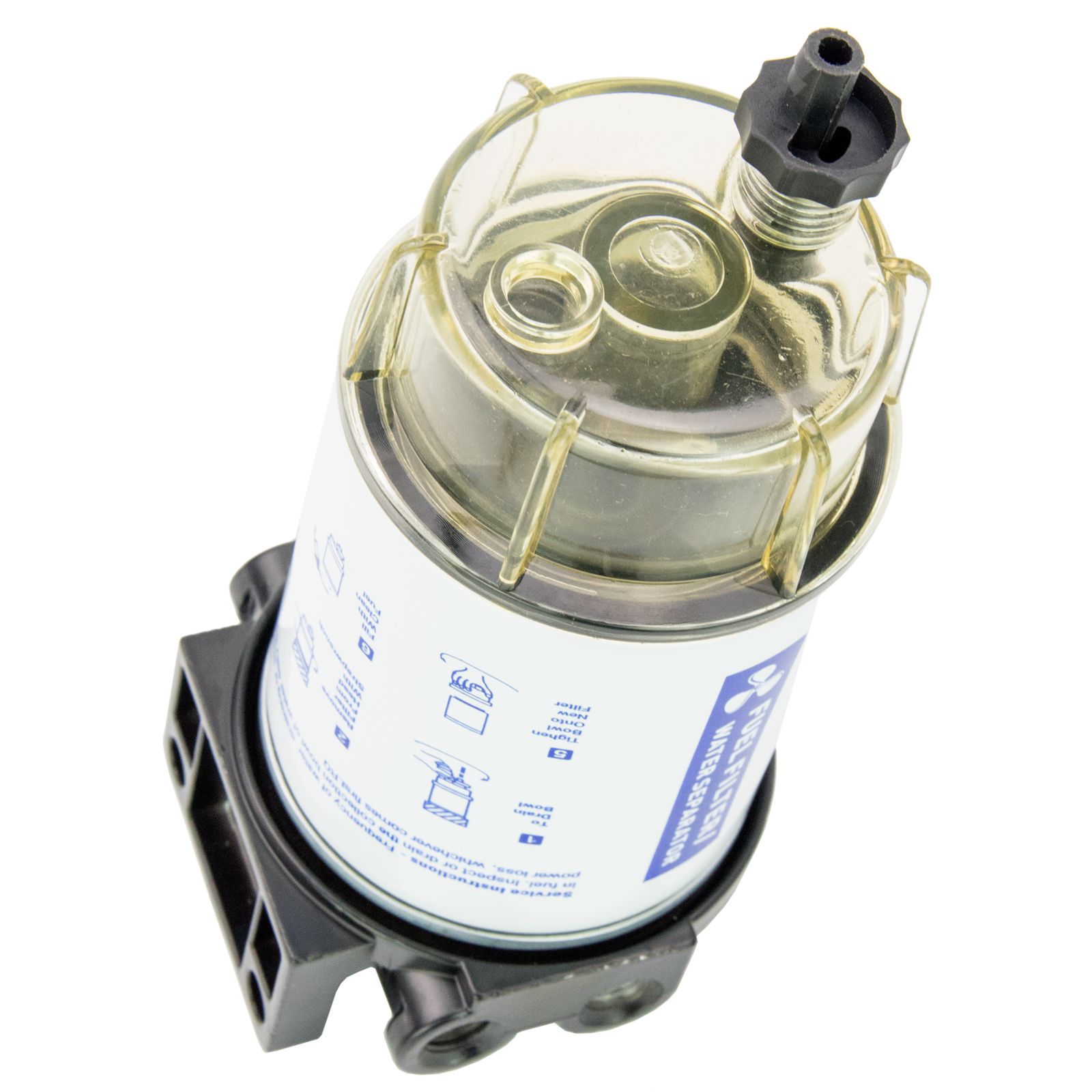Boat Fuel Filter Marine Engine Fuel Water Separator for Mercury Yamaha Outboard 10 Micron