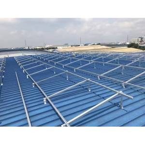 Aluminum alloy seam rooftop solar mounting system
