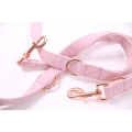 Adjustable Pet Collar Leash Set Nylon Soft Cotton Pet Collar Leash For Small Medium Large Dogs Dog accessories
