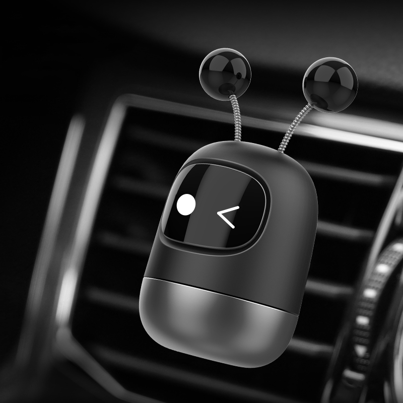 Cute Robot Car Air Freshener Smell in the Car Styling Air Vent Perfume Parfum Flavoring for Auto Interior Accessorie