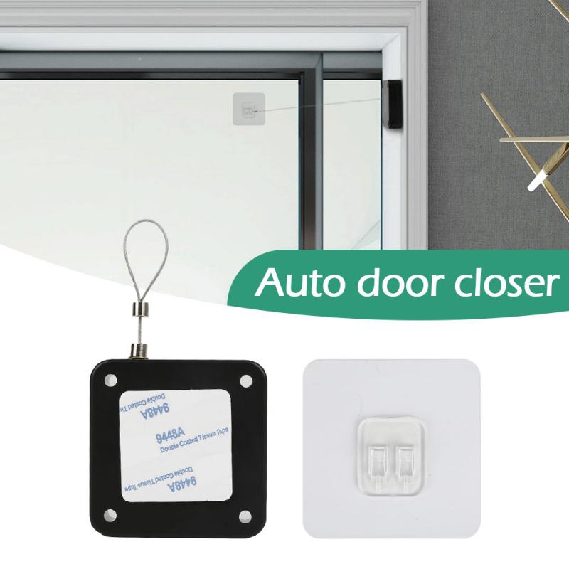 Punch-free door closer Cierre de puerta automático cierre automático para puertas Automatic door sensor without drilling TSLM1