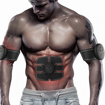 Abdominal Muscle Massager Abdomen Arm Muscle Electric Stimulator 8pcs Abs Sticker 2 Arm Sticker