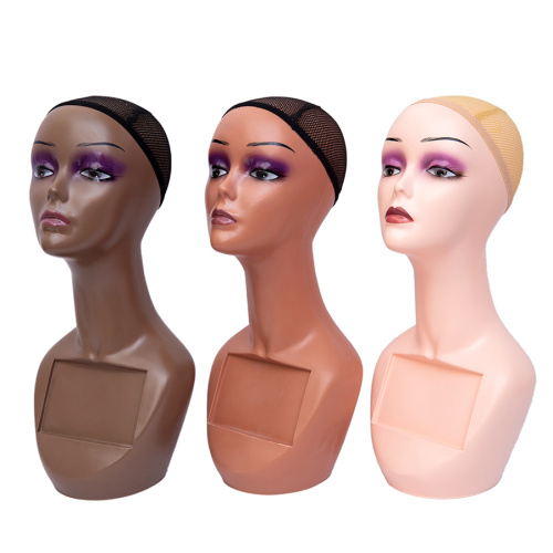 Long Neck Wig Head Half Body Mannequin Head Supplier, Supply Various Long Neck Wig Head Half Body Mannequin Head of High Quality