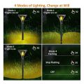 Solar Path Lights 4 Modes Warm White