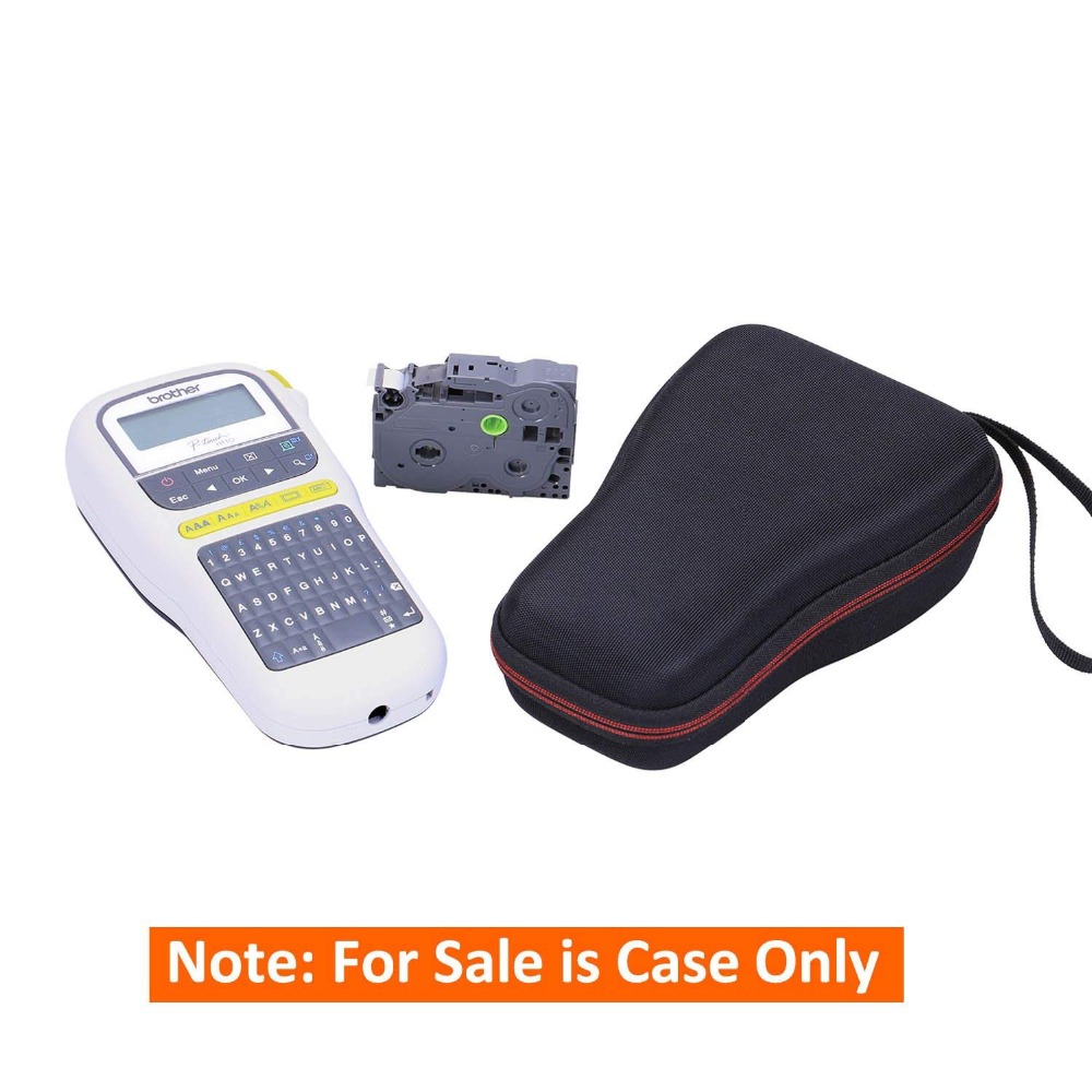 LTGEM EVA Hard Case for Brother P-Touch PTH110 & PT-H100 Easy Portable Label Maker - Travel Protective Carrying Storage Bag