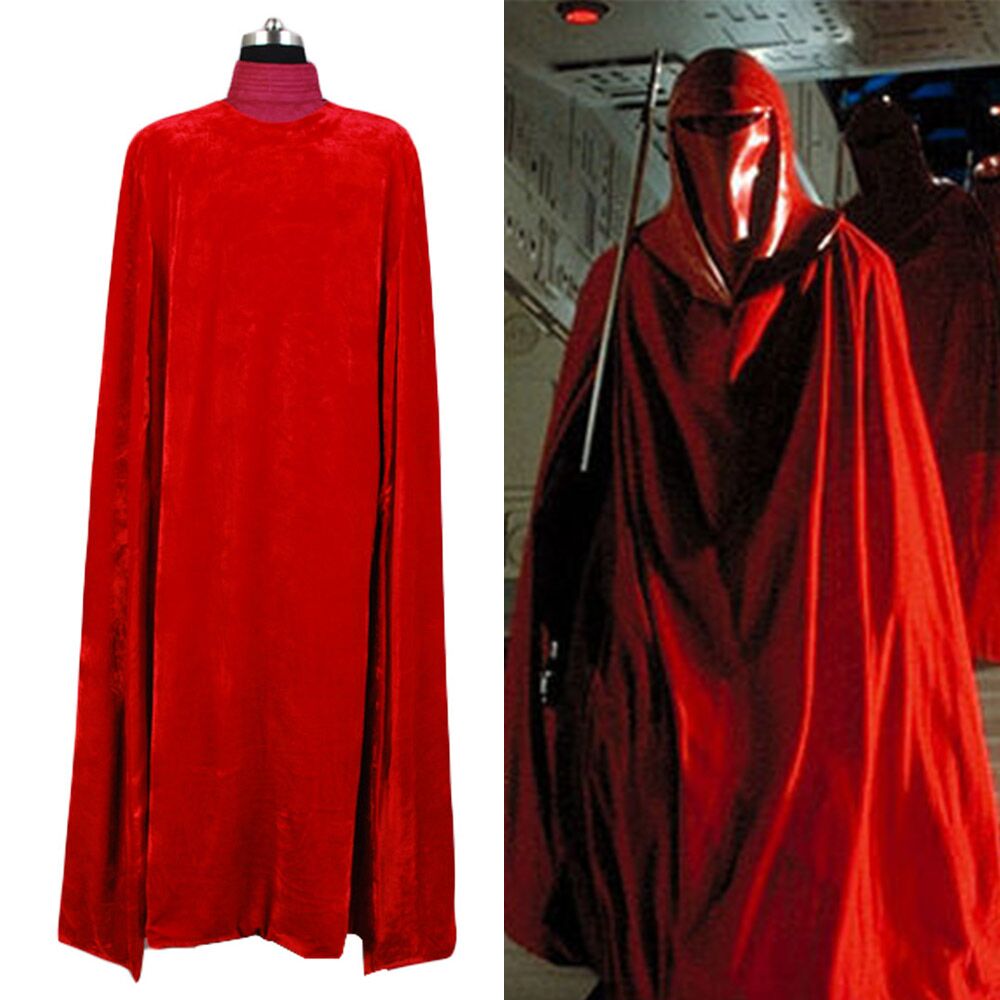 Star Imperial Emperor's Red Royal Guard Cosplay Costume Full Set Uniform For Party Halloween Adult Men Women
