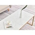 Nordic marble coffee table modern small apartment living room luxury simple rectangular sofa side coffee table