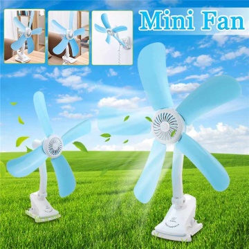 Hot Sale 7/8W Multifunction Electric Fan 3-in-1 4/5 Leaves Mute Wall Hanging Clip Fans Foldable Holder Air Fan US/EU Plug