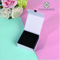 White paper jewelry box custom folding box