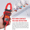 Digital AC Current Clamp Meter 6000 Counts Automatic Range LCD Display Multimeter with Backlight Multifunctional Clamp Gauge