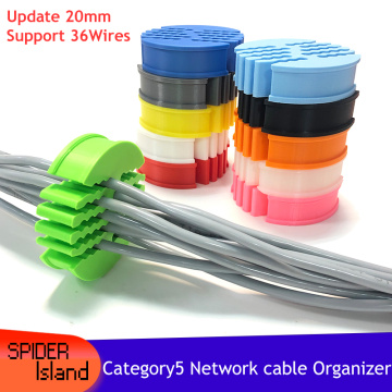 36Holes Cat5 Network Cable Organizer Management Cable Comb Router Network Cabinet Machine room for category 5 cable