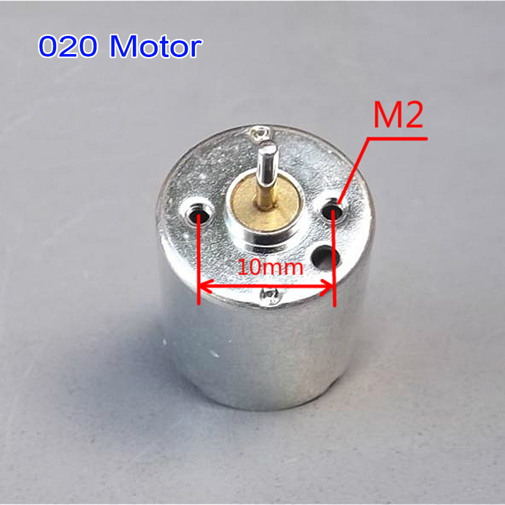Micro Round 17mm 24mm Electric Motor 020 310 DC Motor 1.5V-6V 3.7V High Speed Mini Motor for Solar Energy Power Supply Model
