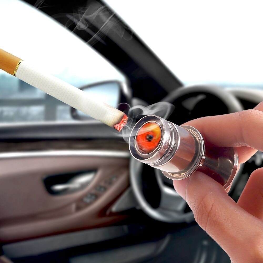 Car Cigarette Lighter FIRE MISSILE Button 12V Metal Universal Auto Car Cigarette Lighter for Automotive Vehicles