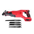 Electric Saw Cordless Reciprocating Saw Woodworking Cutting DIY Power Handheld Saw Tool with 4 Saw Blades for 18V Makita Battery