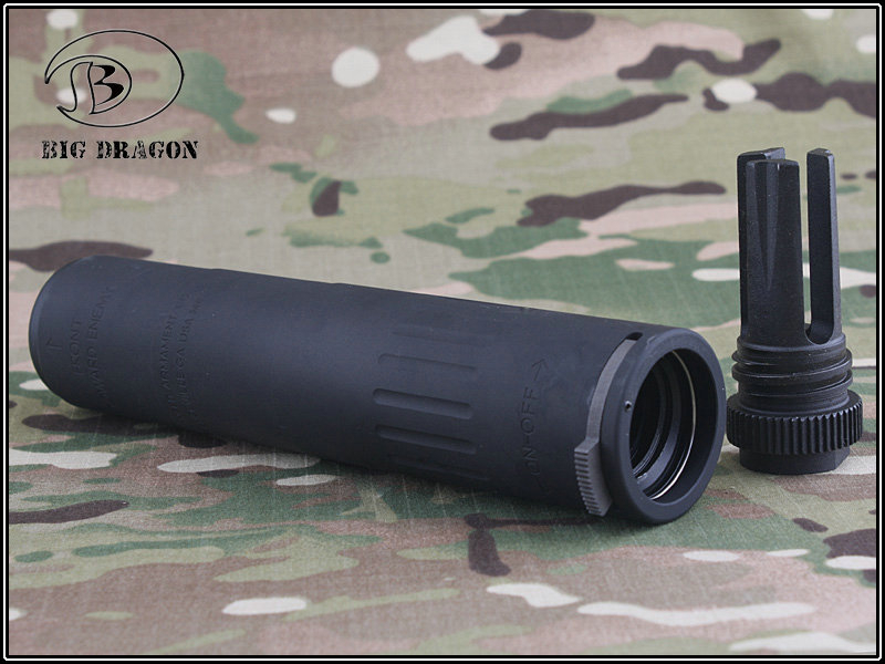 2020 Big Dragon AAC M4-2000 SPR Suppressor Deluxe CNC And Anodize Process Aluminum Paintball Airsoft Hunting Accessories