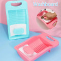 Mini Underwear Washboard Antislip Laundry Washtub Portable Household Scrubboards Washboard Washing Board Clothes Cleaning Tools