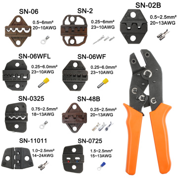 SN-2 SN-48B SN-06 SN-0325 SN-28B SN crimping pliers replaceable crimping jaw