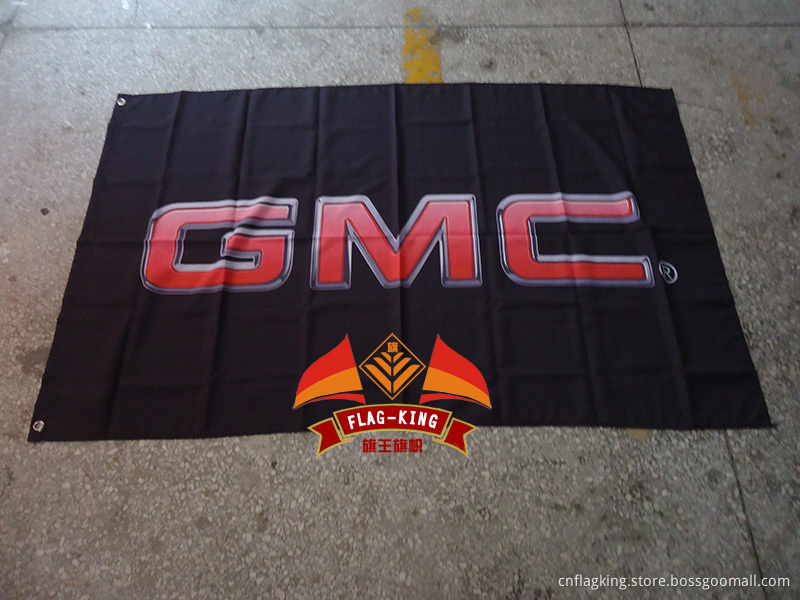 GMC Business trip car flag polyester 90*150cm gmc banner