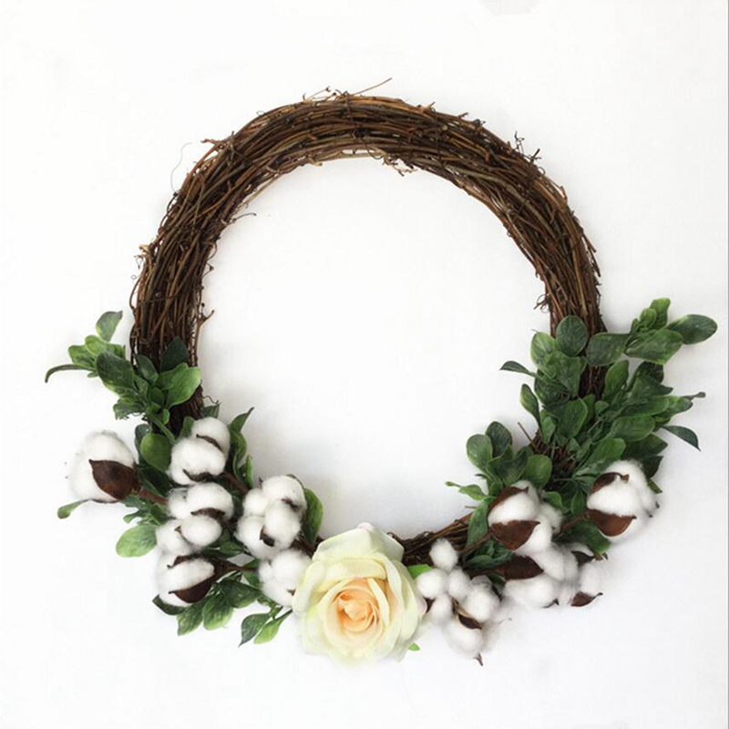 2/5/10 Pieces White cotton head 5cm natural kapok head dried flower decor fo wedding home supplies DIY Artificial flower wreaths