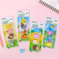 4 pcs/pack Cartoon Animal Eraser Cute Rubber Erasers Promotional Gift Stationery office school supplies