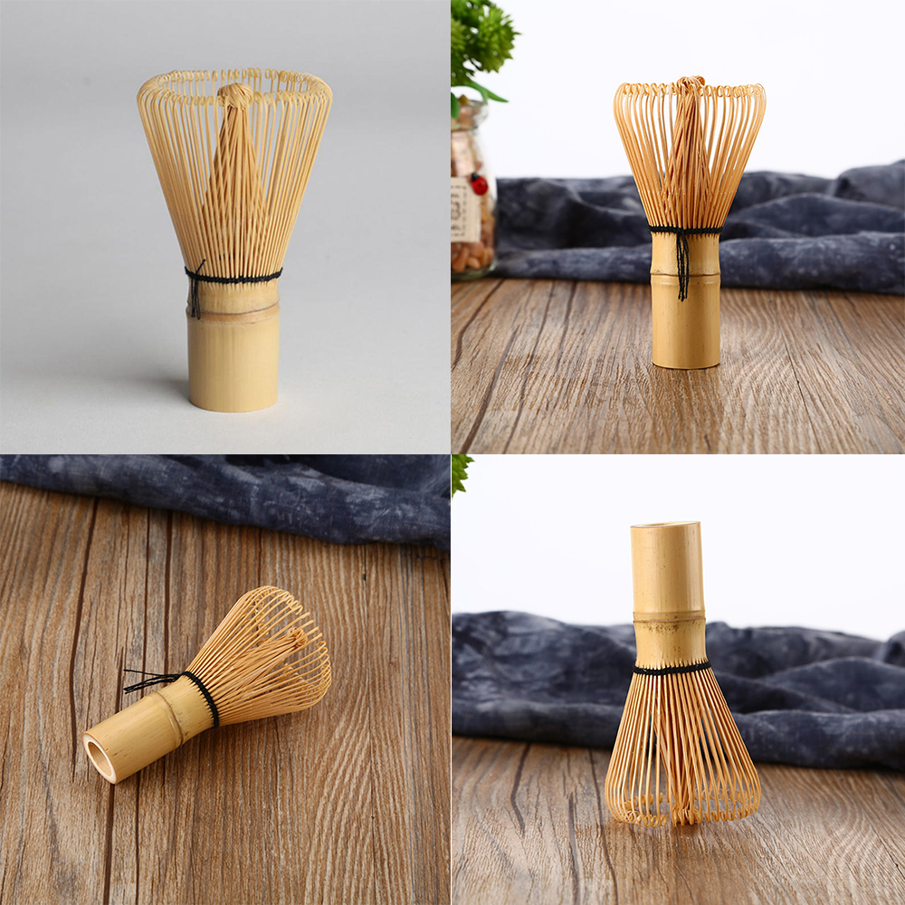 New Bamboo Handmaking Preparing Matcha Brush Japanese Style Powder Whisk Green Tea Portable Kitchen Tool