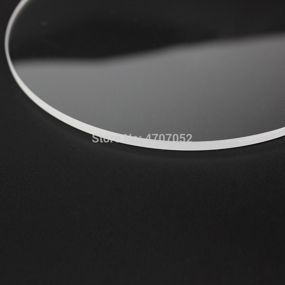 High Purity Clear Polished Glass Disc Diameter 50mm*1mm Quartz Glass Plate