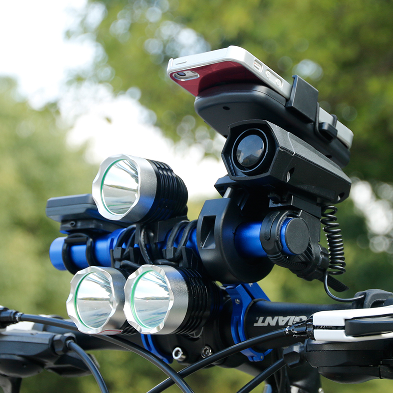 Bicycle Handlebar Extended Bracket Bike Headlight Mount Bar Computer Holder Lantern Lamp Support Rack Alloy Fiber Stand