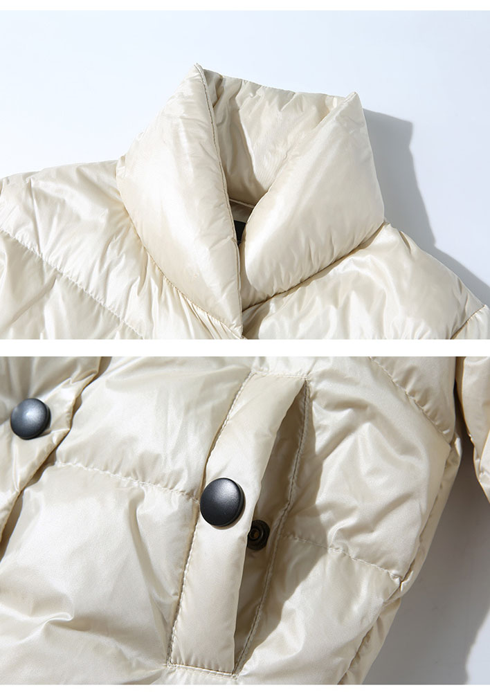 Women Short Stand Collar Down Coat