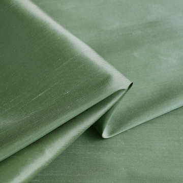 100cm*114cm Evening dress fabric slub natural silk dupion fabric yarn dyed light army green