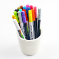 18 Colors/Set 0.7mm Acrylic Paint Marker pen for Ceramic Rock Glass Porcelain Mug Wood Fabric Canvas Painting