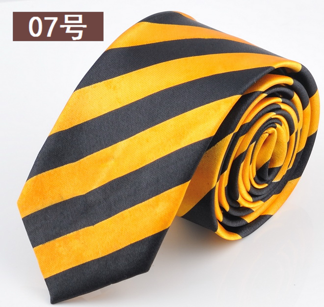 NEW STYLE Blue Red Green White Yellow Black Stripe Man's Classic Rayon Polyester Tie Business Wedding Party Men Fashion Necktie