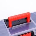 32x18x13cm Home Hardware Toolbox Tool Components plastic Double Layer Storage Box auto repair Electrician Box Suitcase 12.5 inch