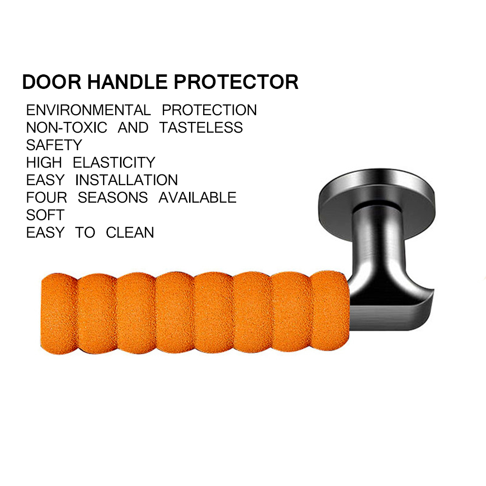 Doorknob Handle Cover Spiral Door Handle Protection Pad Cases Kid Safety Doorknob Pads Covers Security Door Knob Protector