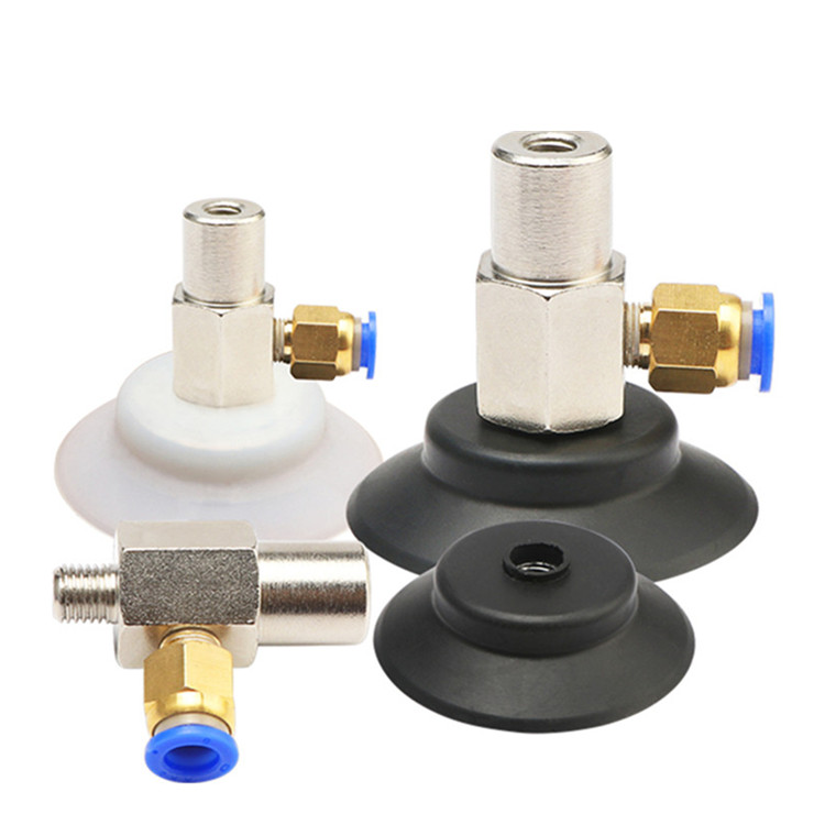 Vacuum Suction Cup Industrial Pneumatic PFYK-60 80 95 Single Layer Imported Silicone Manipulator Accessories Vacuum Suction