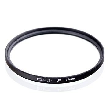 RISE-uk NEW 77mm UV Digital Filter Lens Protector for all 77 mm Canon Nikon DSLR SLR Camera