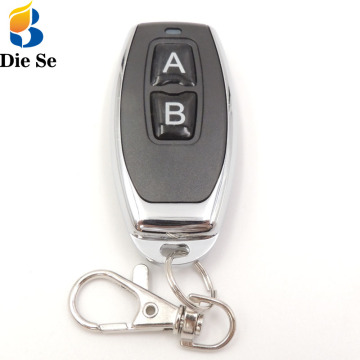 433Mhz Wireless Remote Control 2 buttons EV 1527 Learning Code Transmitter Key Fob for Gate Garage Door controller No Clone