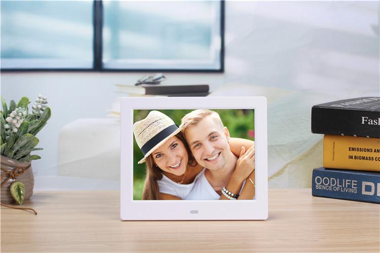 EastVita 8 Inch Inch Digital Photo Frame LED Backlight 1024*768 Screen Electronic Album Picture Music Video