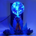 Dragon Ball Z Son Goku Spirit Bomb Led Light Effect Super Saiyan Action Figure Anime Dragon Ball Z Led Bulb Model Toy DBZ