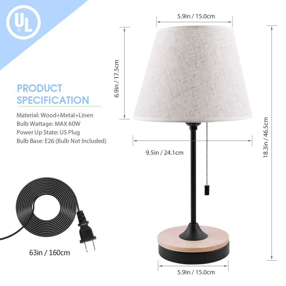 Modern Table Lamp For Nightstand