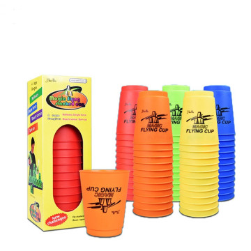 12Pcs/Set Speed Cups Game Rapid Game Sport Flying Stacking Holloween Christmas Gift Hand Speed Training Game Funny Indoor Game