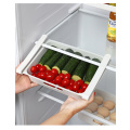 1pcs Kitchen Storage Box Case Refrigerator Food Vegetable Container Box Pull-out Drawers Fresh Spacer Layer Kitchen Organzier