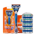 Genuine Gillette Fusion Razor 5 Layer Sharp for Safely Shaving Replacement Razor Blades Manual Straight Razor Face Care for Men