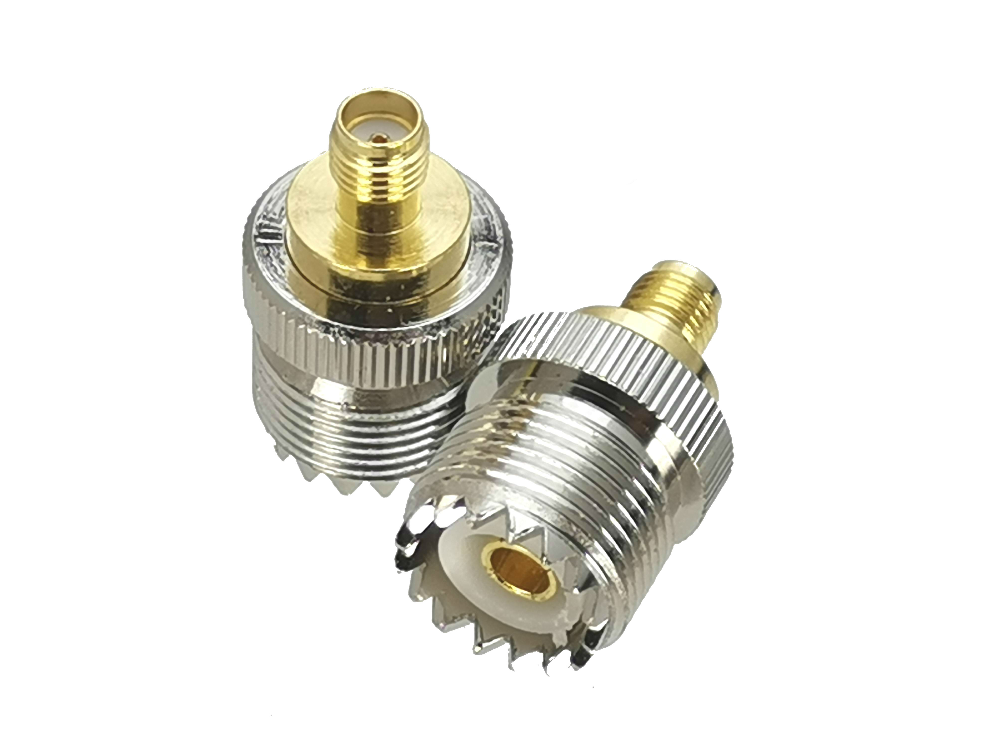 1Pcs SMA to SMA / RP-SMA / BNC / UHF PL259 SO239 / N / TNC Male plug & Female jack RF Coaxial Adapter connector Test Converter