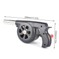Large Outdoor Hand-Cranked Combustion Blower Manual Barbecue Picnic Camping Fire-supporting Hairdryer Outdoor BBQ Cooking